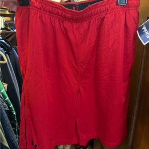LG Men's Red Athletic Shorts